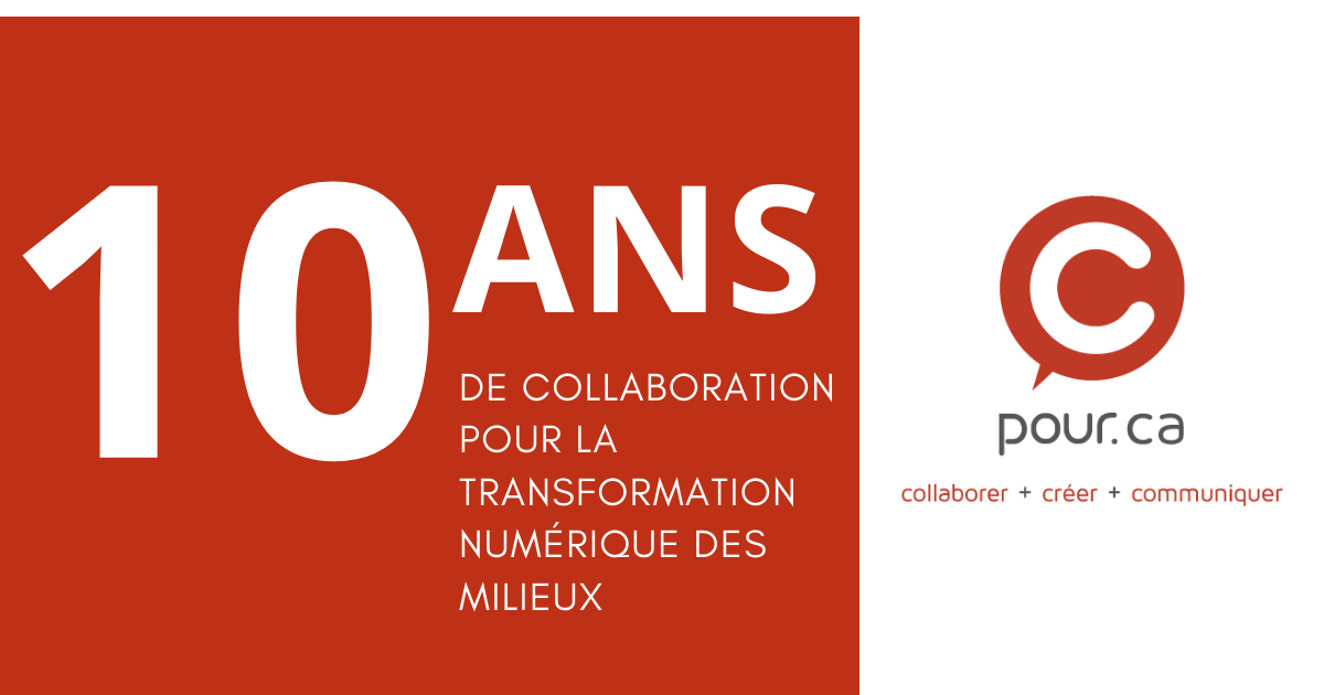 10 ans de cocréation et de collaboration pour la transformation des milieux